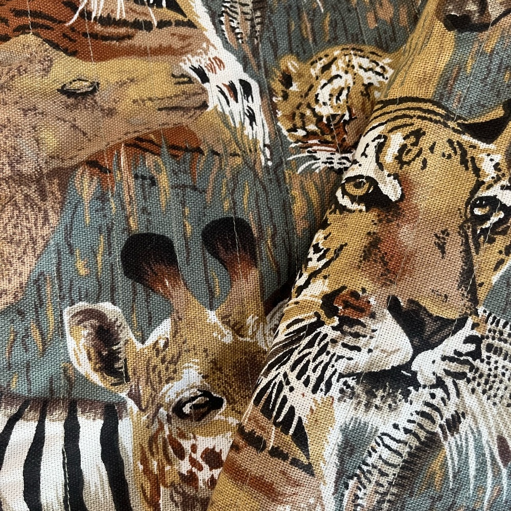 Vintage African Animal Print Women's Jacket